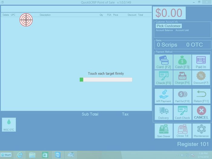 Example of alignment test