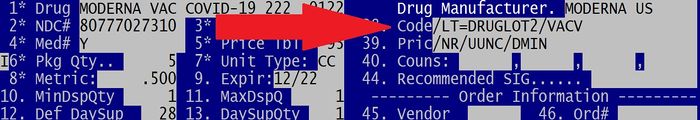 Drug File, Line 38