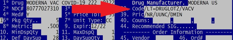 Drug File, Line 38